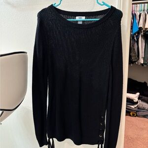 Brand New no tags Old Navy Black Knit Sweater